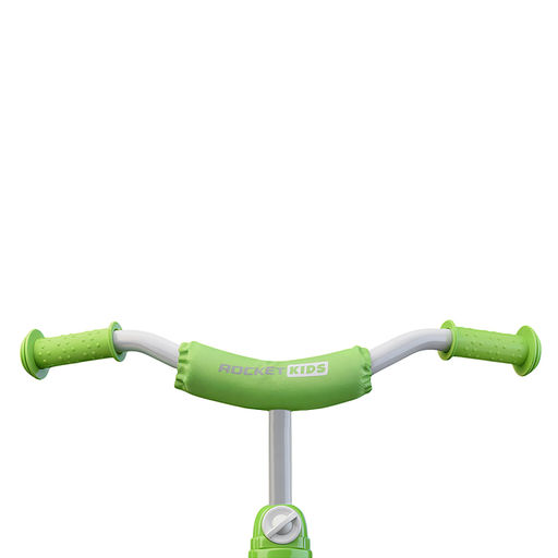 Велосипед трехколесный Rocket, колеса EVA 9"/7", цвет белый/зеленый