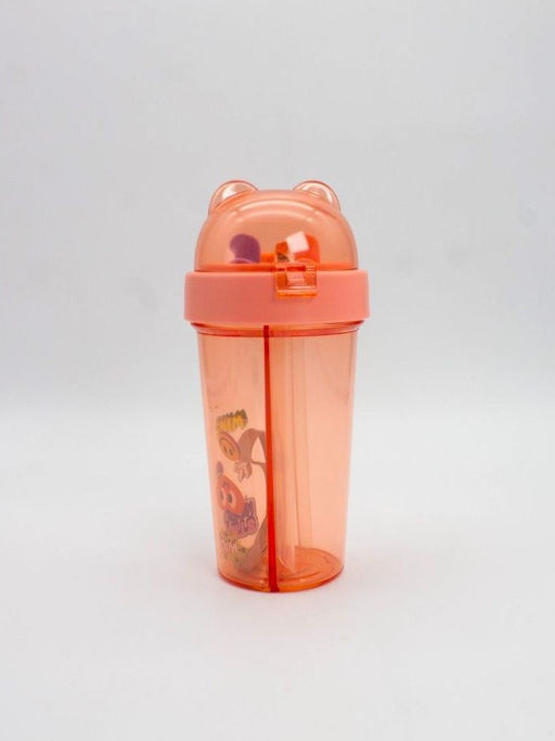 Тамблер с наклейками Funny bear, red (420 мл)