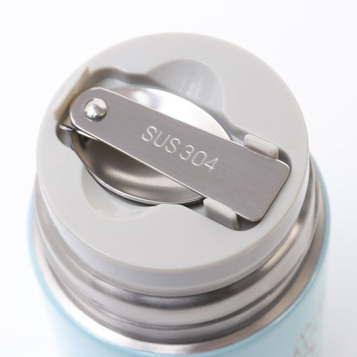 Термос для еды Мастер К, 550 мл, 17?11 см, нержавеющая сталь, голубой