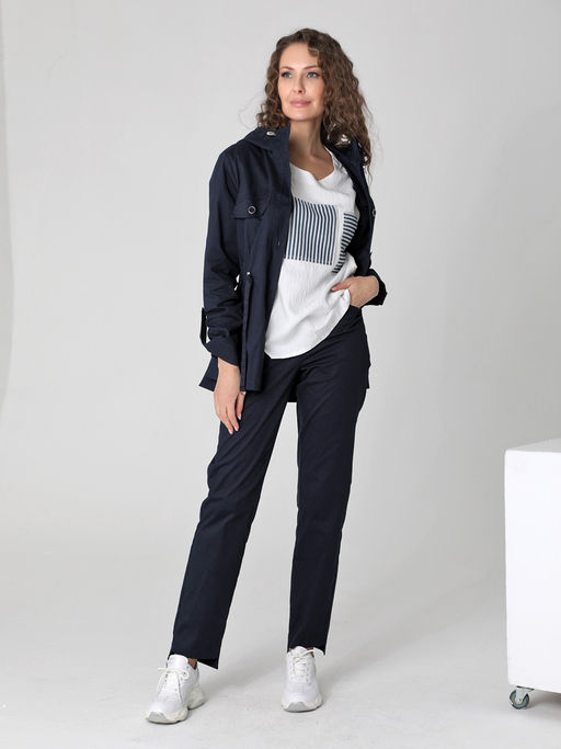 25218 Жакет т.синий