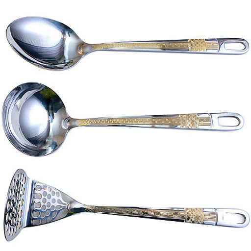 40453 Набор кухонных принадлежностей 7пр на подставке нерж/ст MB (х12) - Mayer&boch фото 4