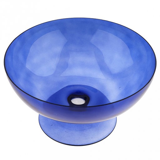 Ваза для фруктов стеклянная Берендей-6 3,5л, д28см, h15см, Скандик, сапфировый (Россия) - Домашняя мода фото 2