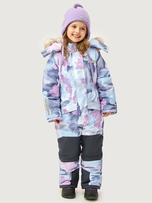 Комбинезон 8з1626 лаванда/серый