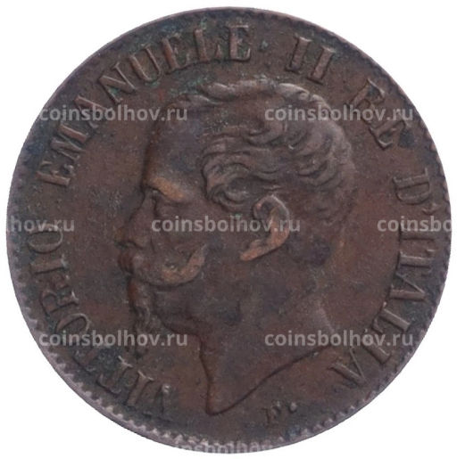 Монета 1 чентезимо 1867 года M Италия