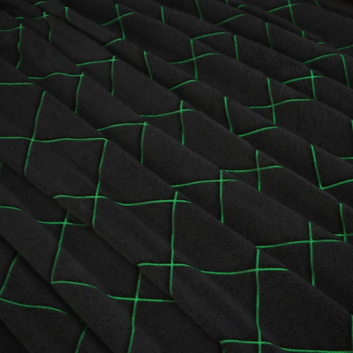 Плед светящийся в темноте Этель Ромбы цв.серый 200*220 см,100% п/э, 220 гр/м2  фото 3