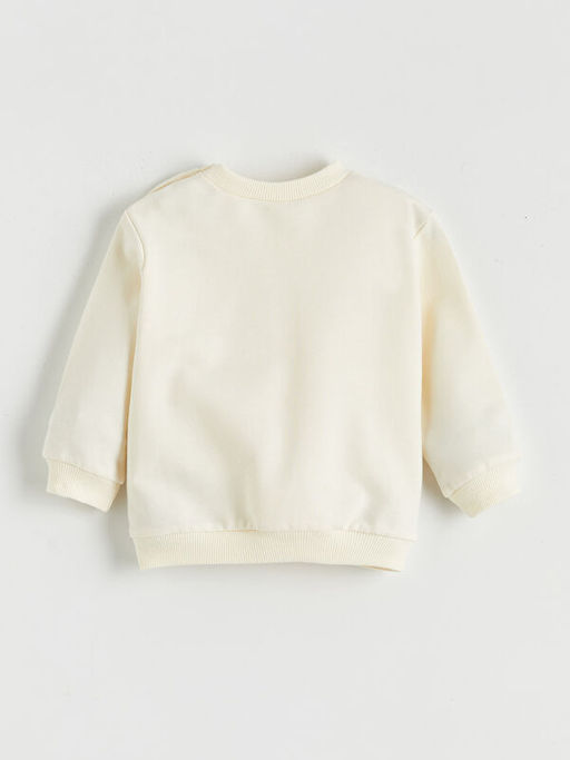 Bisiklet Yaka K?z Bebek Sweatshirt ve Tayt