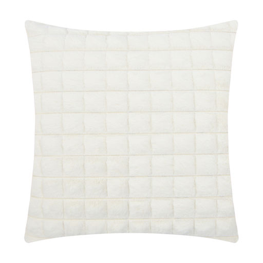 Наволочка декоративная Этель цвет молочный 43х43 см , велсофт, полиэстер  фото 7