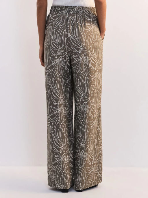 Брюки прямого кроя с принтом ZR2605012124-235 / Zarina
