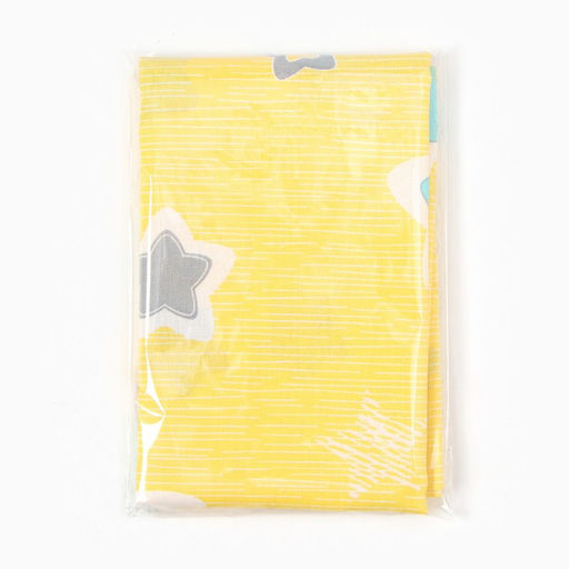 Пеленка Крошка Я Звёздочки цв.желтый, 70*120 см, 100% хлопок  фото 5