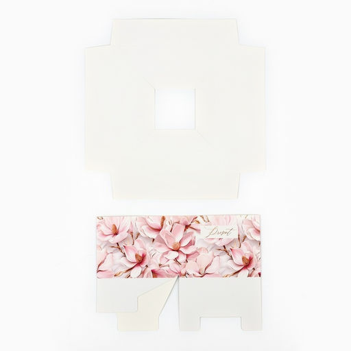 Коробка подарочная складная переноска для цветов, упаковка, Нежность, 20?20?4 см