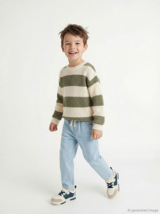 Beli Ba?lamal? Erkek ?ocuk Jean Pantolon