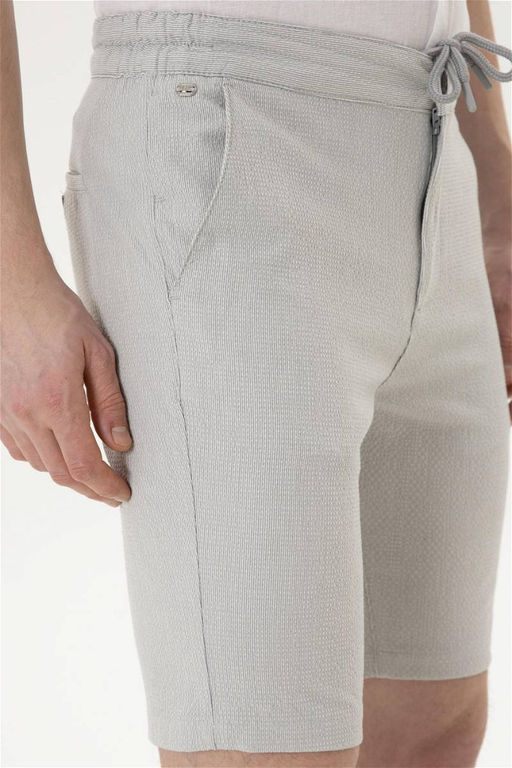 Мужские серые тканые шорты - U.s. polo assn фото 5