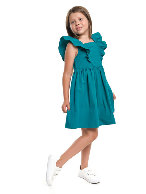 Платье в садик праздничное UD 7825 изумрудный - Mini maxi фото 4