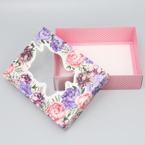 Коробка подарочная Пионы, 32 24 9 см - Дарите счастье фото 4