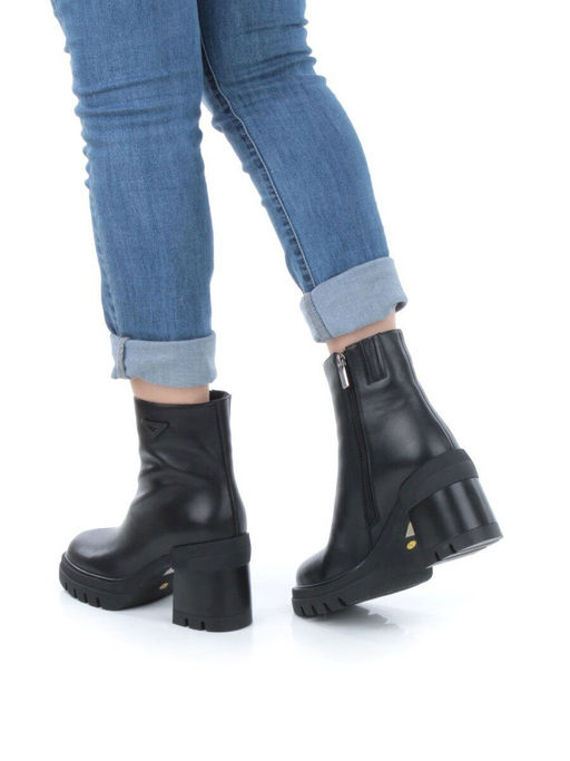 FK BLACK Ботинки зимние женские (натуральная кожа, натуральный мех)