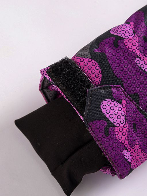 Горнолыжный костюм Valianly для девочки темно-фиолетового цвета 9016TF  фото 12