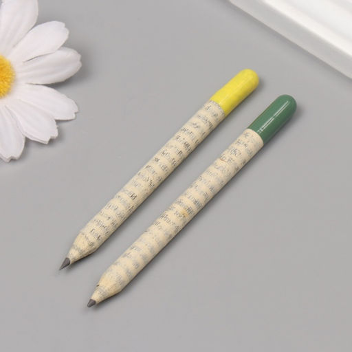 Набор для выращивания, карандаши подарочные «Ромашка + Лаванда», mini, простые чернографитные, 2 шт.