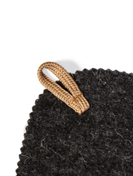 Набор для бани и сауны «На удачу», шерсть 50%, полиэфир 50%, 2 предмета: шапка, коврик