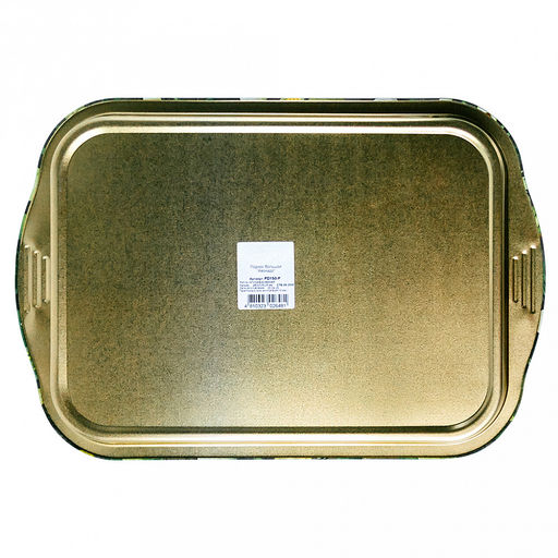 Поднос металлический "Авокадо" 48х32,6х2,6см, прямоугольный (Россия)