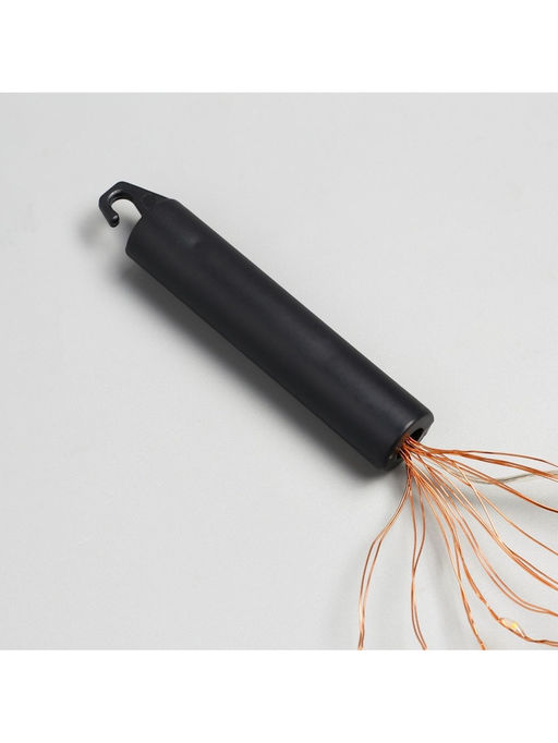 Гирлянда «Конский хвост» 10 нитей по 1.5 м, IP20, медная нить, 150 LED, свечение тёплое белое, 12 В