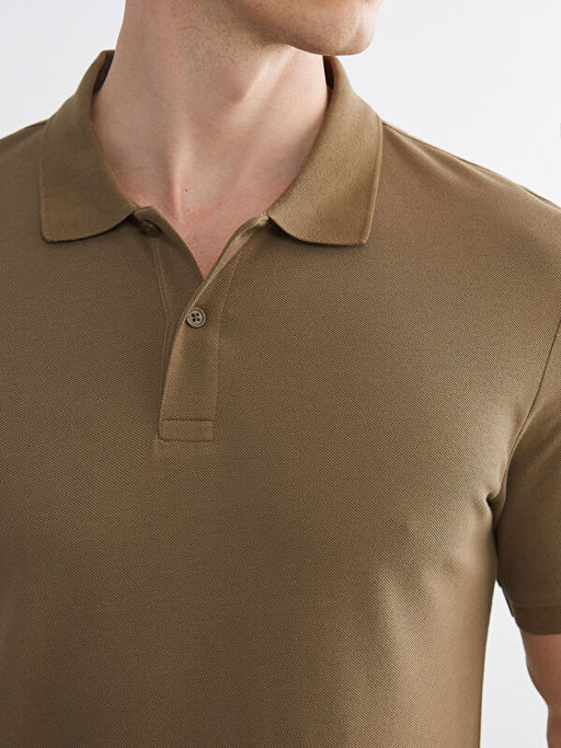 Polo Yaka K?sa Kollu Pike Erkek Ti??rt