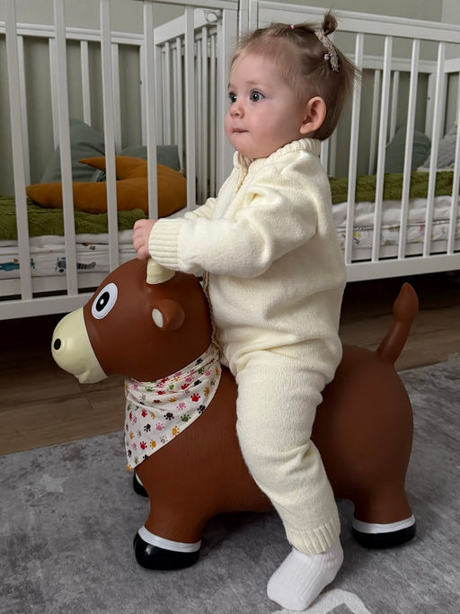 Молочный полушерстяной комбинезон - Kogankids фото 8