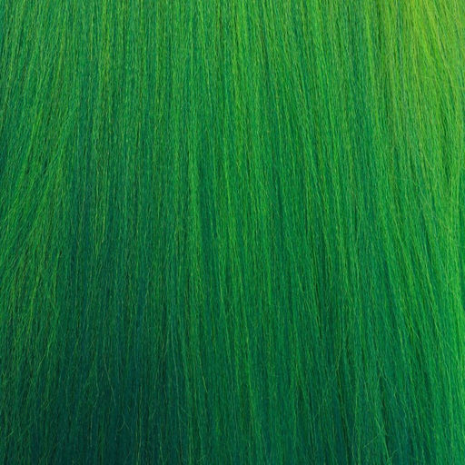 SIM-BRAIDS Канекалон трёхцветный, гофрированный, 65 см, 90 гр, цвет бирюзовый/зелёный/светло-зелёный(#FR-31) - Queen fair фото 2