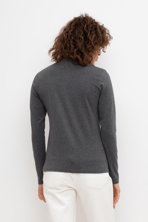 Водолазка Very Neat ЕВТ 3026/24 из хлопка с эластаном темно-серый  фото 4