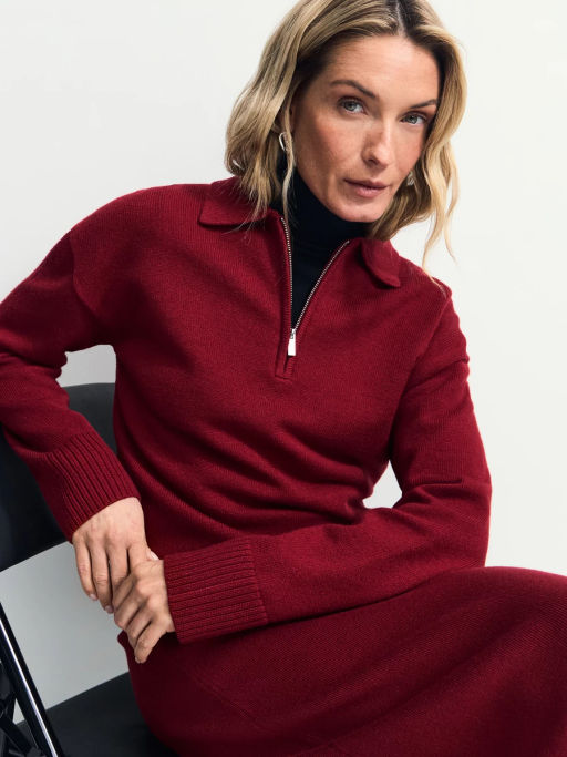 Джемпер поло с молнией / Zarina