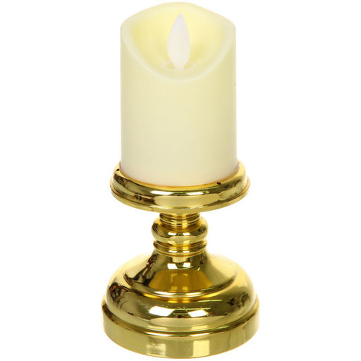 Цена за 4 шт. Сувенир с подсветкой "Свеча - Шик" 7,5*15 см (работает от батареек 3 ААА)