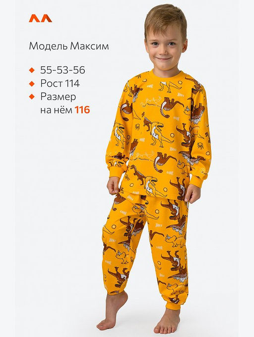 Хлопковая пижама для мальчика Happyfox