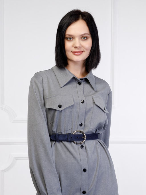 Ремень поясной ELEGANZZA Z-PL06 d.blue  фото 4