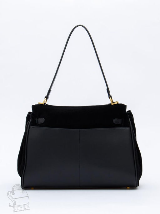 Сумка женская кожаная 2320YF black Polina&Eiterou  в Новосибирске