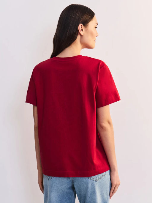 Футболка из хлопка с принтом ZR2605023425-70 / Zarina