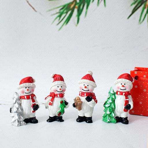 Фигурка "Снеговик" 4,5см, в сумочке (dl- 8) 4 вида в ассорт.