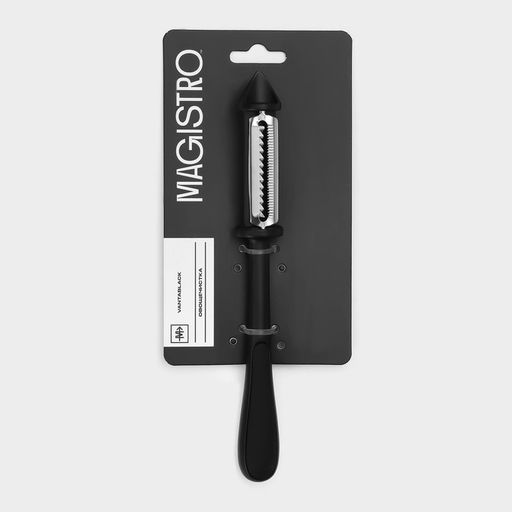 Овощечистка Magistro Vantablack, 18,52 см, многофункциональная, цвет чёрный фото 8