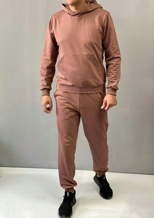 192 Костюм c толстовкой мужской, мокко 2хнитка - Knitka wear фото 5