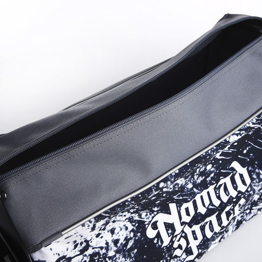 Сумка спорт Space, 40*24*21, отд на молнии, серый - NAZAMOK KIDS фото 5