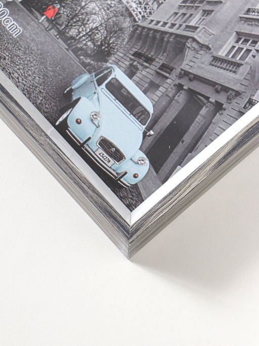 Фоторамка для фото 15×20 см «Данте», пластик, чёрный состаренный, 20.8×15.8×2.5 см