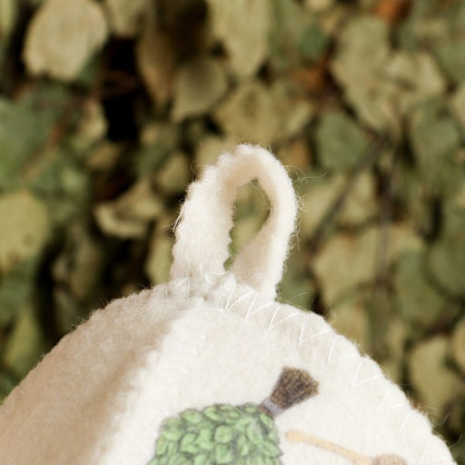 Цена за 2 шт. Шапка для бани и сауны «Чистое тело - залог здоровья», полиэфир 70%, шерсть 30%, «Банная забава»