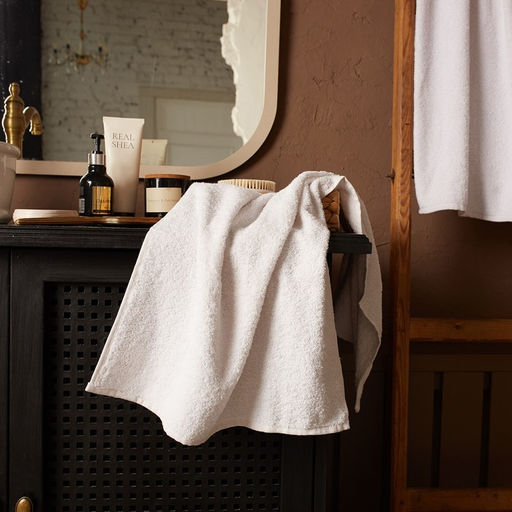 Полотенце махровое Экономь и Я 30*60 см, цв. белый, 100% хлопок, 320 гр/м2  фото 9