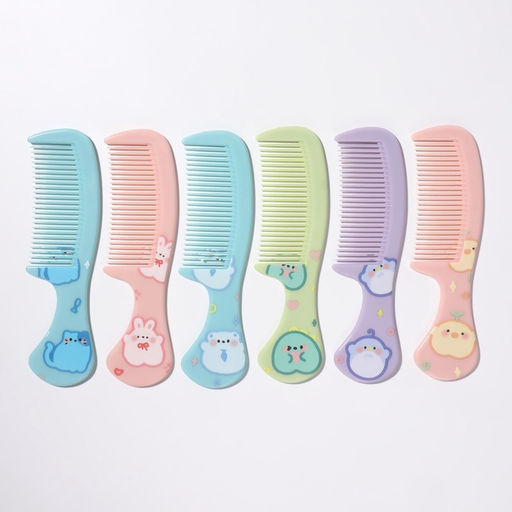 Цена за 4 шт. Расчёска фигурная «Детвора», 13×3.5(±1) см, МИКС