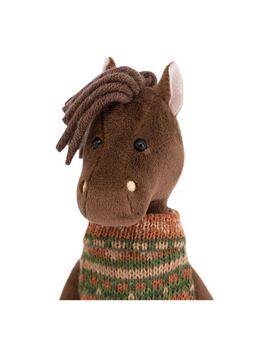 Мягкая игрушка Конь Яшка, 16 см