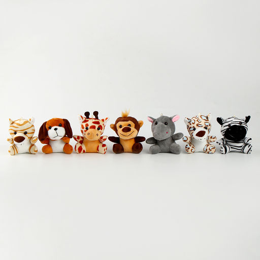 Цена за 2 шт. Мягкая игрушка Зверята, МИКС - Milo toys фото 2