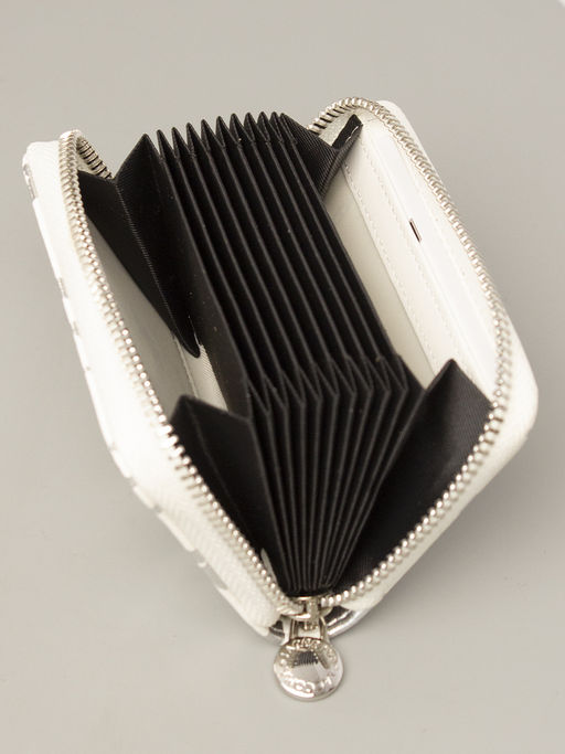 LACCOMA кредитница LA-6377-белый-серебристый натуральная кожа  фото 4