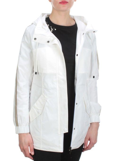FY-259 WHITE Ветровка женская COSEEMI (65% хлопок, 35% полиэстер) - Fashion фото 6