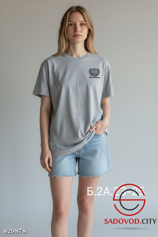 Футболка женская из хлопка