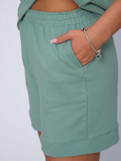 РАСПРОДАЖА Костюм (футболка+шорты)_913/оливковый - Ihomelux фото 19