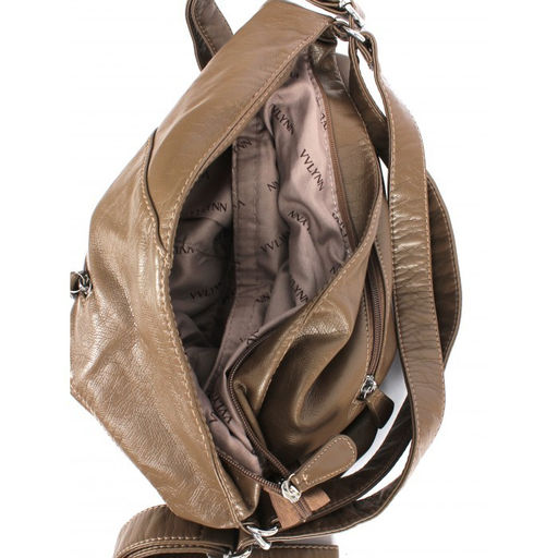 Сумка женская искусственная кожа Guecca-99114, (рюкзак-change) 1отд+карм/перег, капучино 263644 - Bobo фото 3