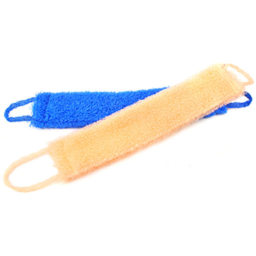 Мочалка банная Махровая 2 55х12см, цвета микс (Россия) - Домашняя мода фото 2